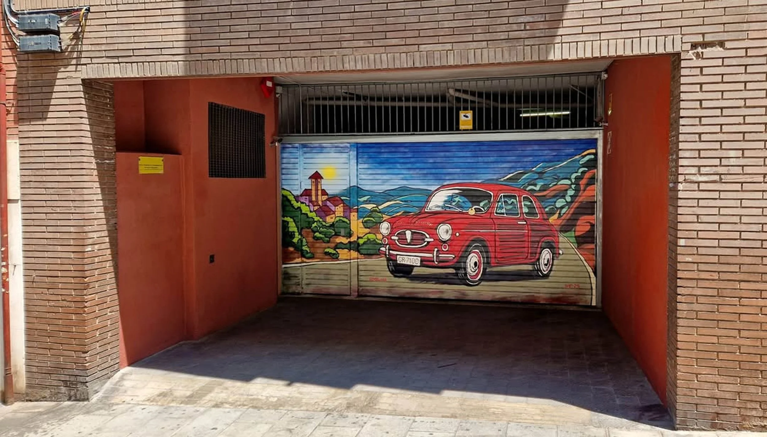 Seat 600, exterior mural by Matthew Rush Elmore.