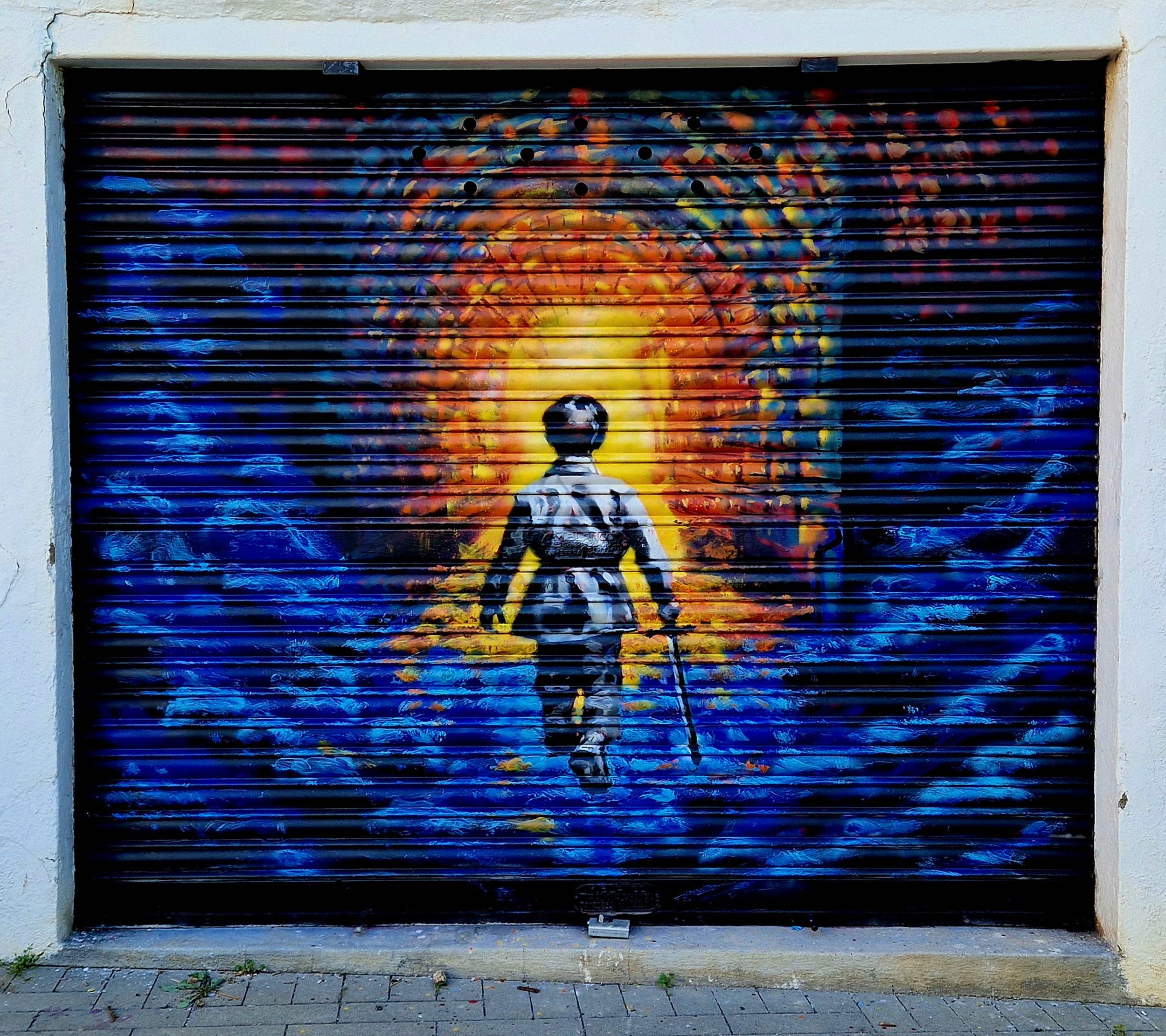 Free Will, persiana mural by Matthew Rush Elmore.