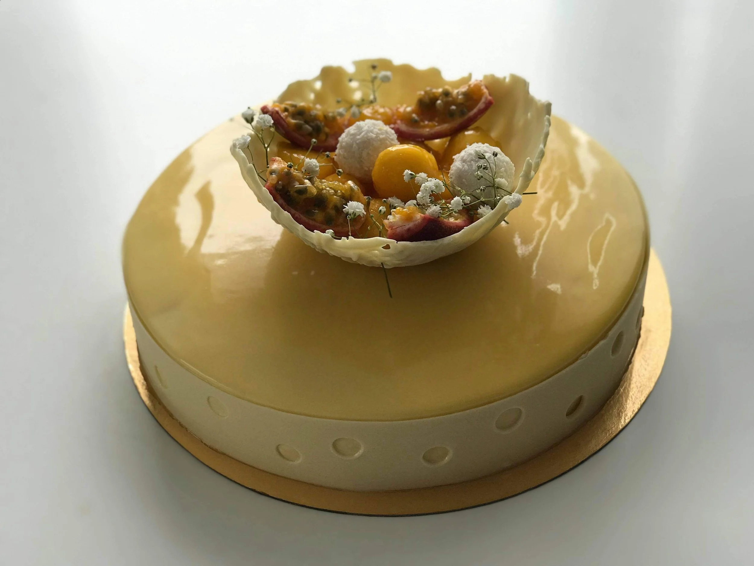 Entremet fruits exotiques