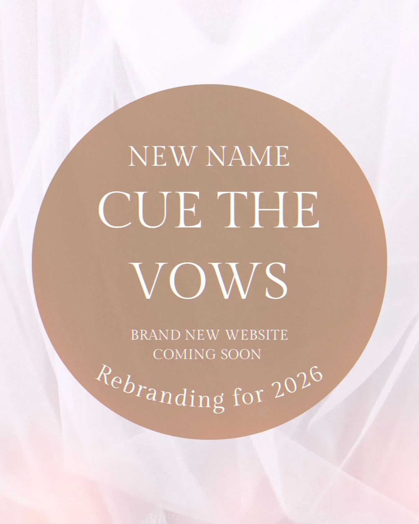 I've finally decided to tie the knot between my TV career and celebrant life by giving my business a brand new name! 

It's about time I married my two passions (see what I did there?). From producing TV shows watched by millions of viewers to creati