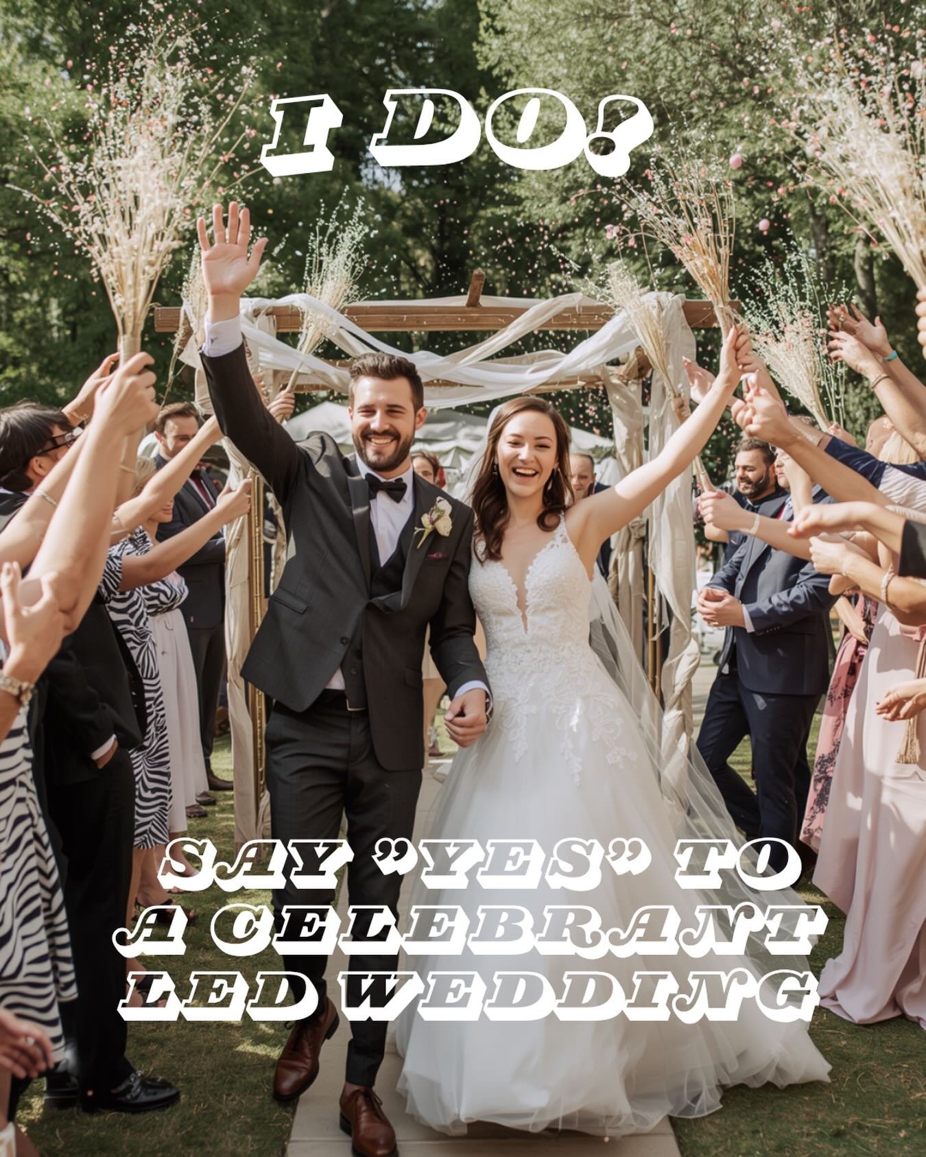 Embrace the beauty of a celebrant-led wedding! 💍 

Here are 5 reasons to dive into this wonderful experience: your story, your creativity, your traditions and rituals, complete control, and the warmth of a personalised ceremony. 

Produced and writt