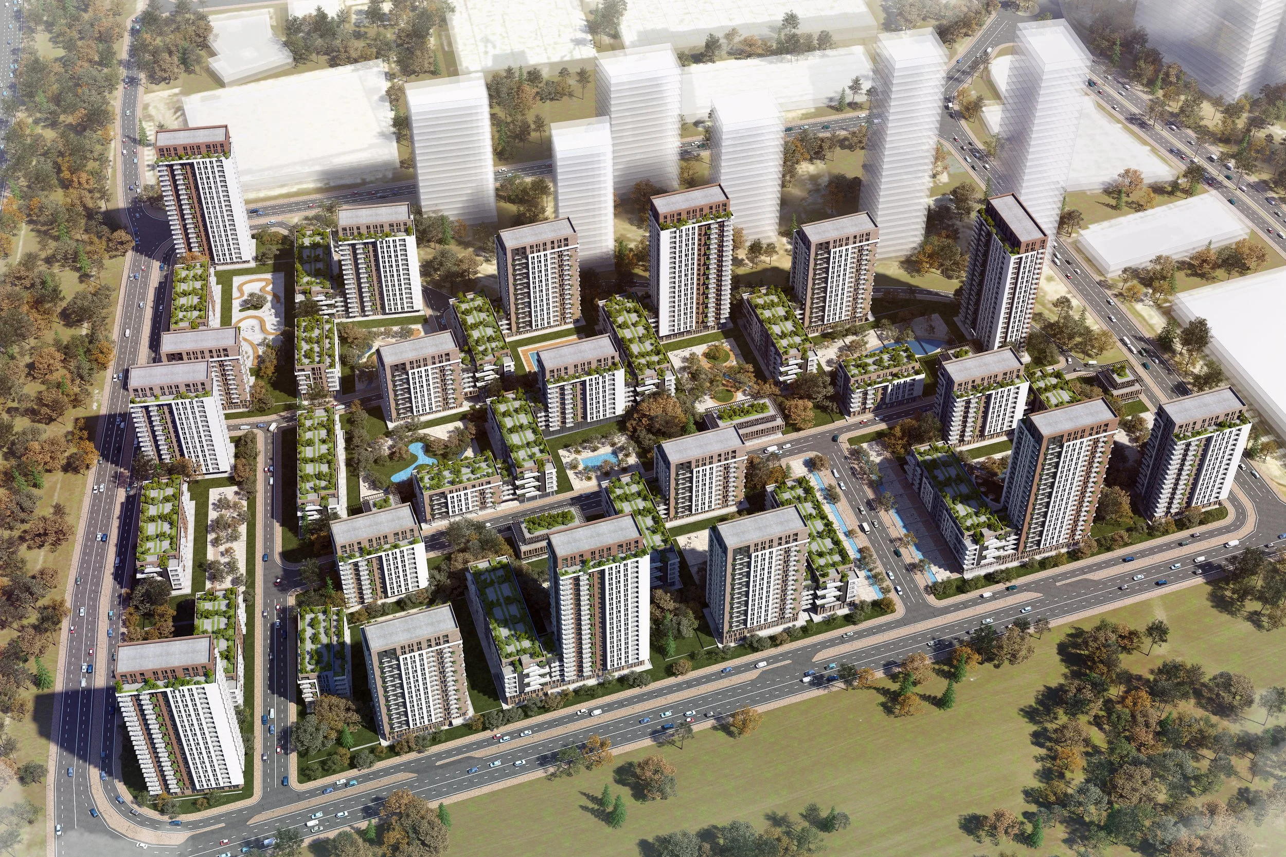 Render image of Ege Yapı Esenyurt