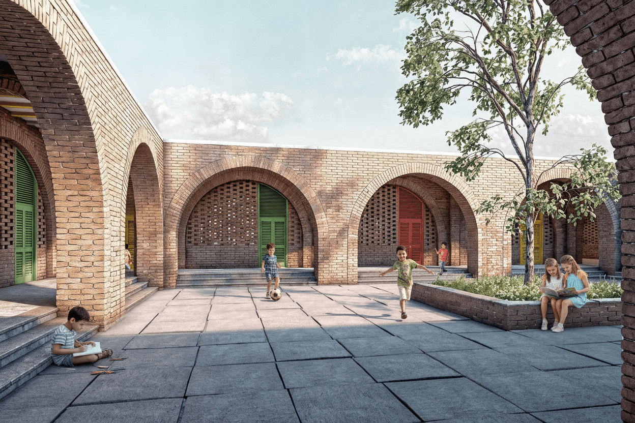 Render image of Jarablus School and Community Centre