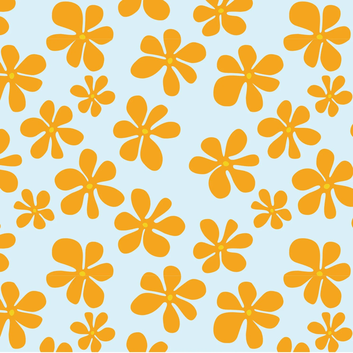 Flower Scatter Pattern