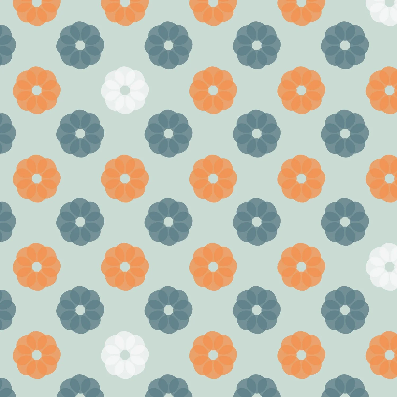 Circular Floral Pattern