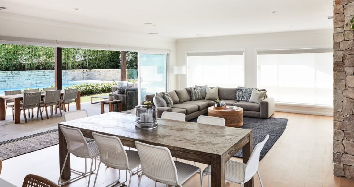 Olohuone remontin jälkeen