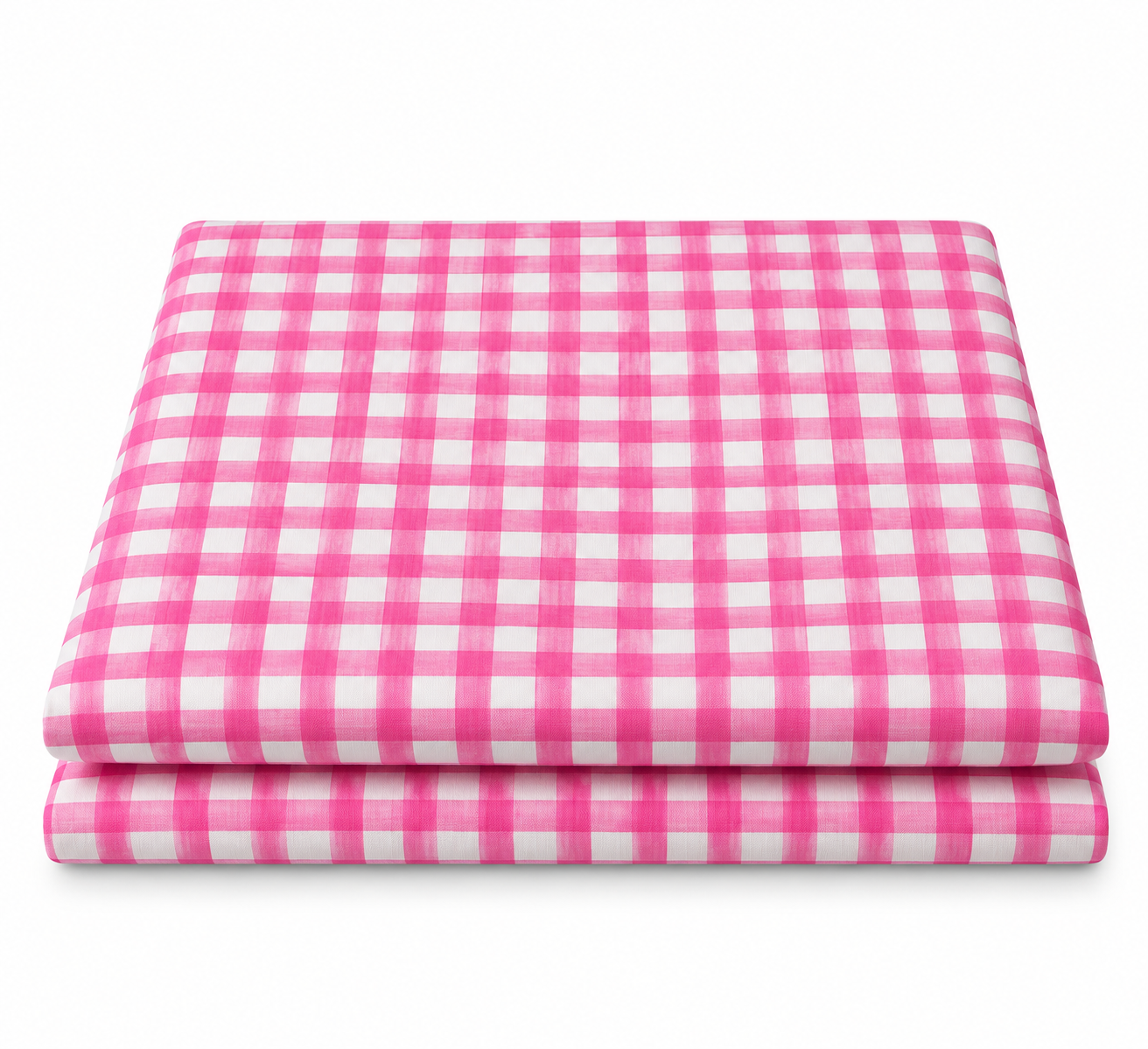Gingham Tablecloth - Bold Pink