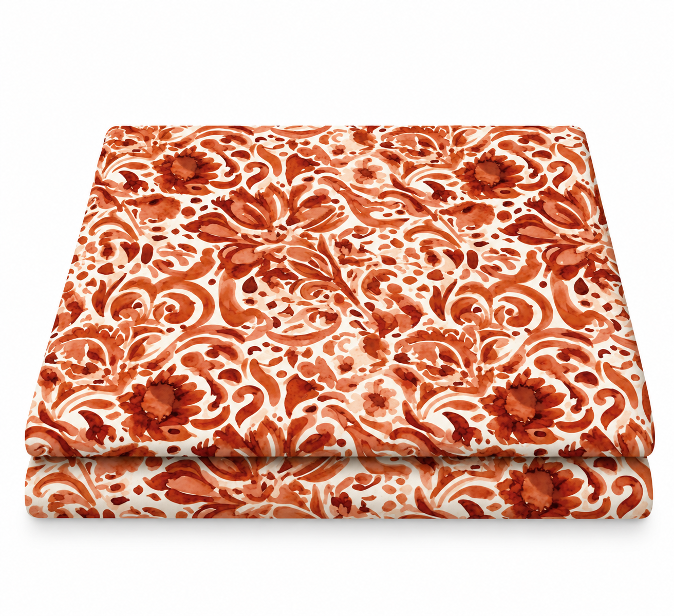 Impressionist Tablecloth - Terracotta