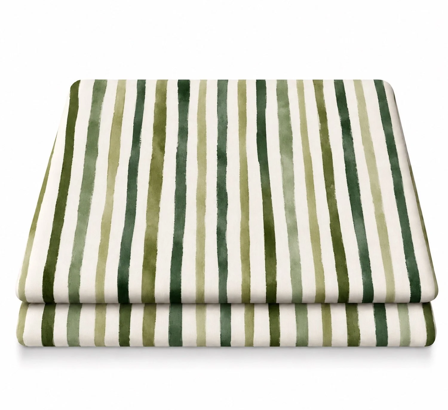 Festive Stripe Tablecloth - Green