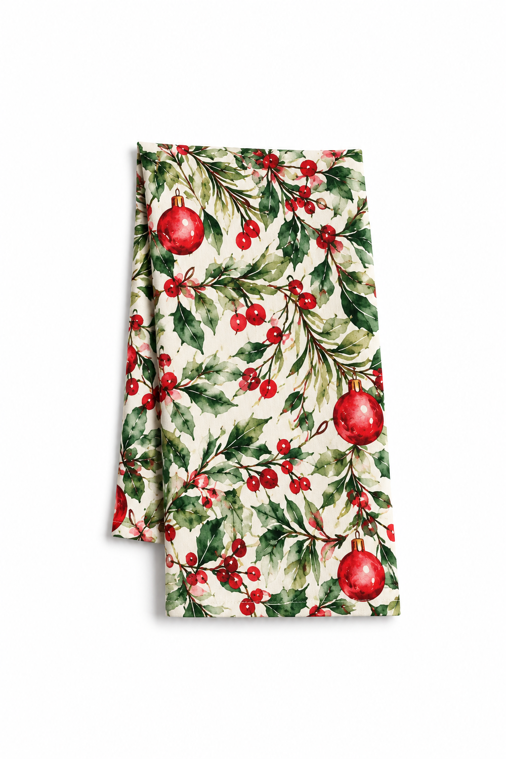 Festive Leaf & Berry Napkin