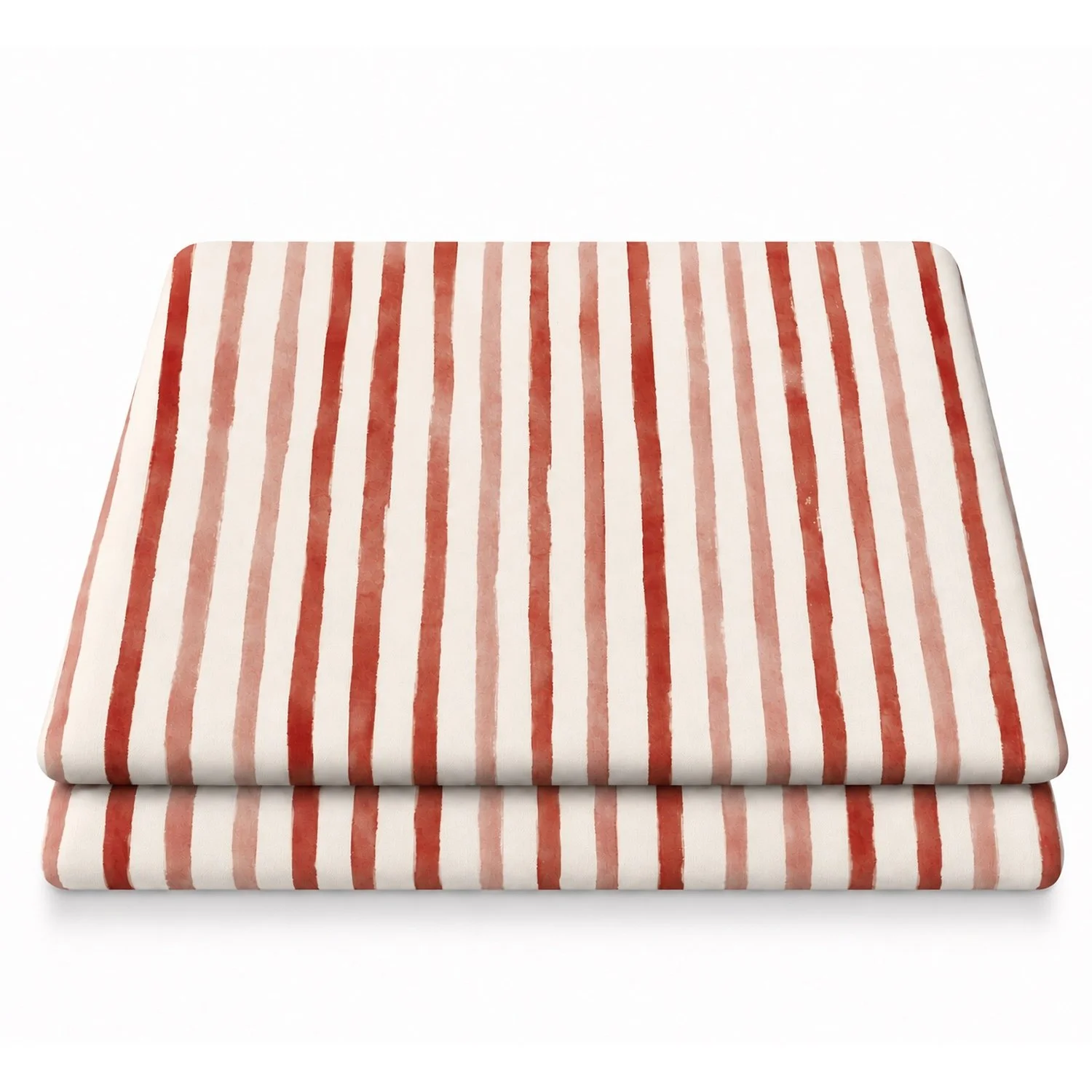 Festive Stripe Tablecloth - Red