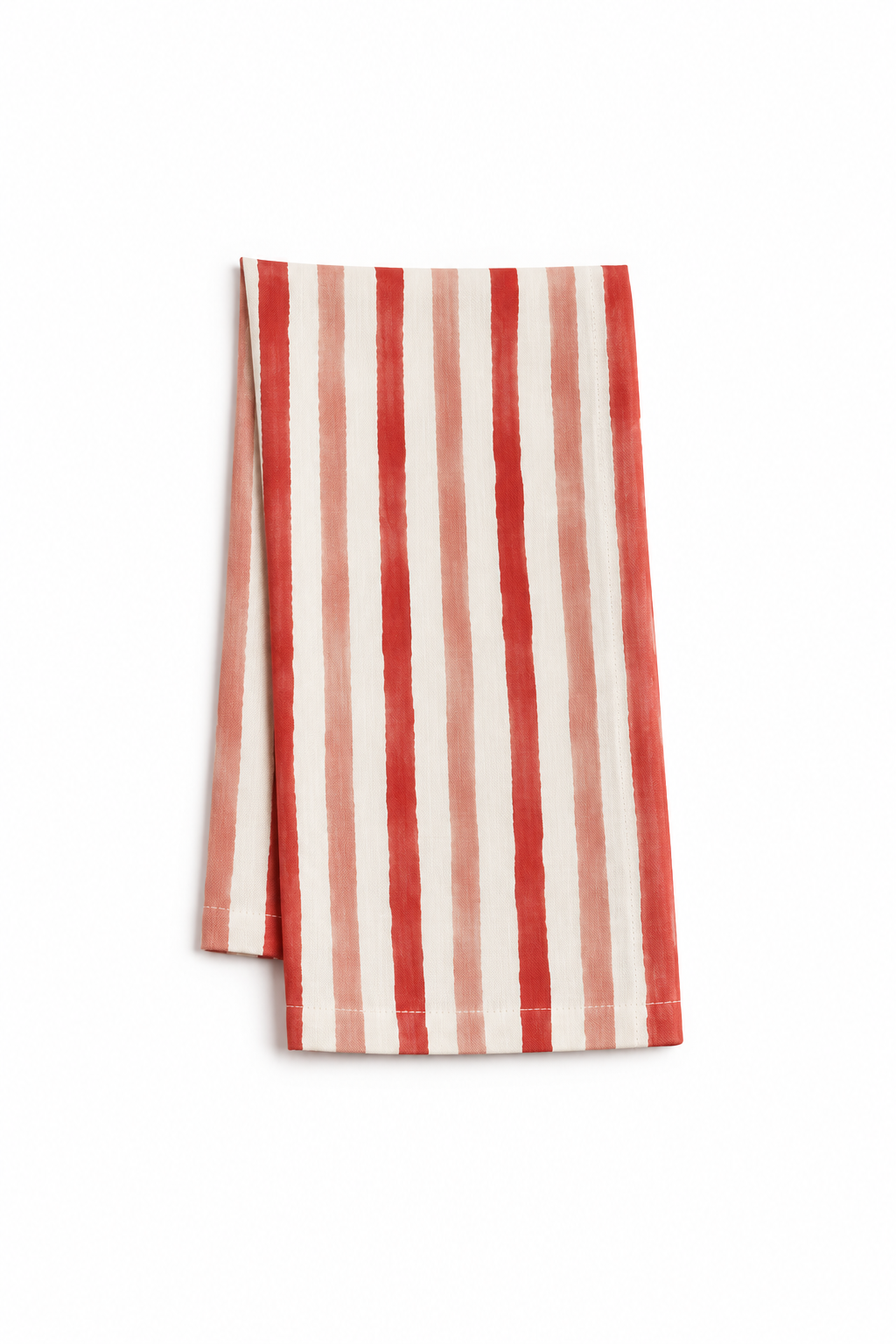 Festive Stripe Napkin - Red