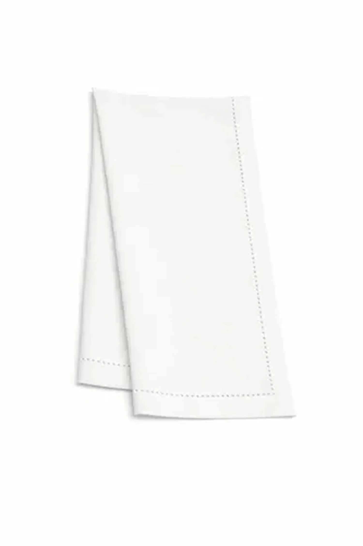 Hemstitch Napkin - White