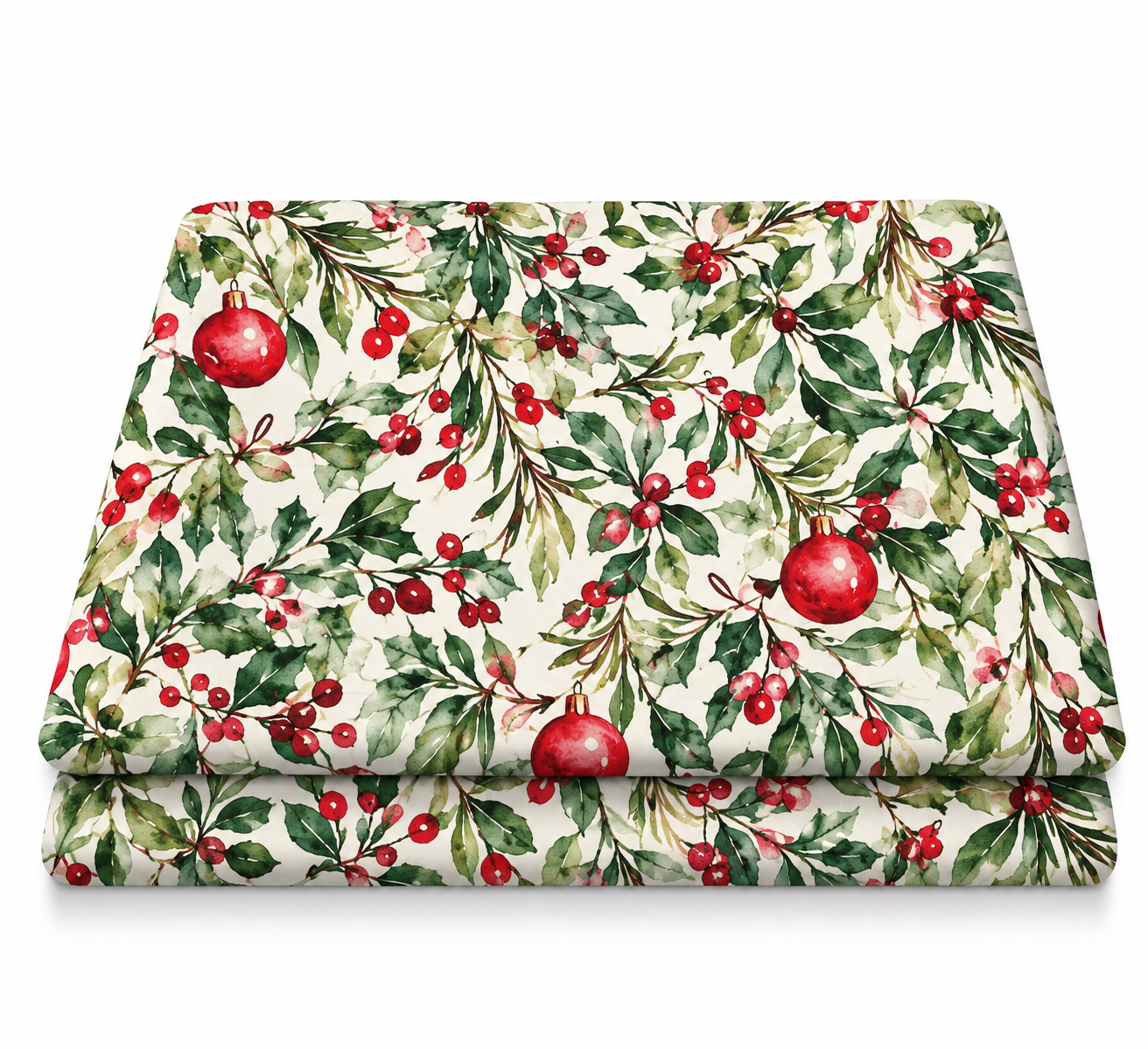 Festive Leaf & Berry Tablecloth