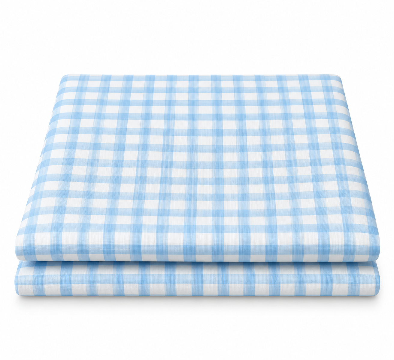 Gingham Tablecloth - Pale Blue