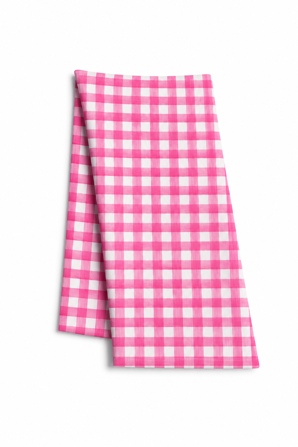Gingham Napkin - Bold Pink