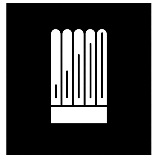 Logo SUMEO sur fond noir avec une toque blanche de chef intégrant une courbe de croissance, illustrant la performance et le développement stratégique en restauration et F&B.