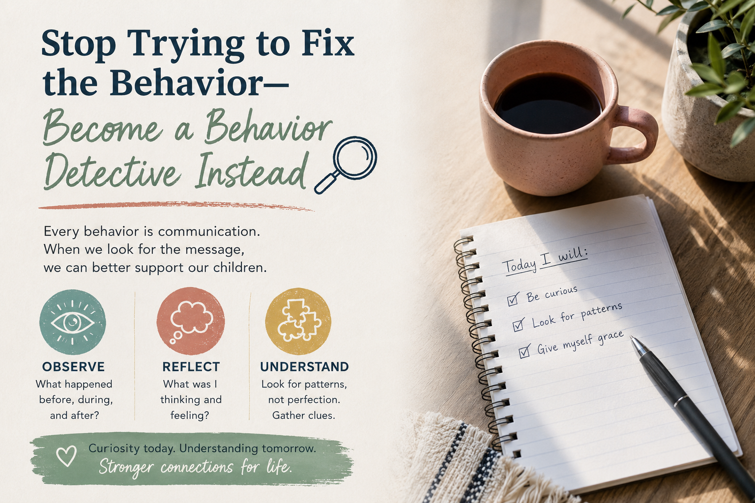 Stop Trying to Fix the Behavior—Become a Behavior Detective Instead