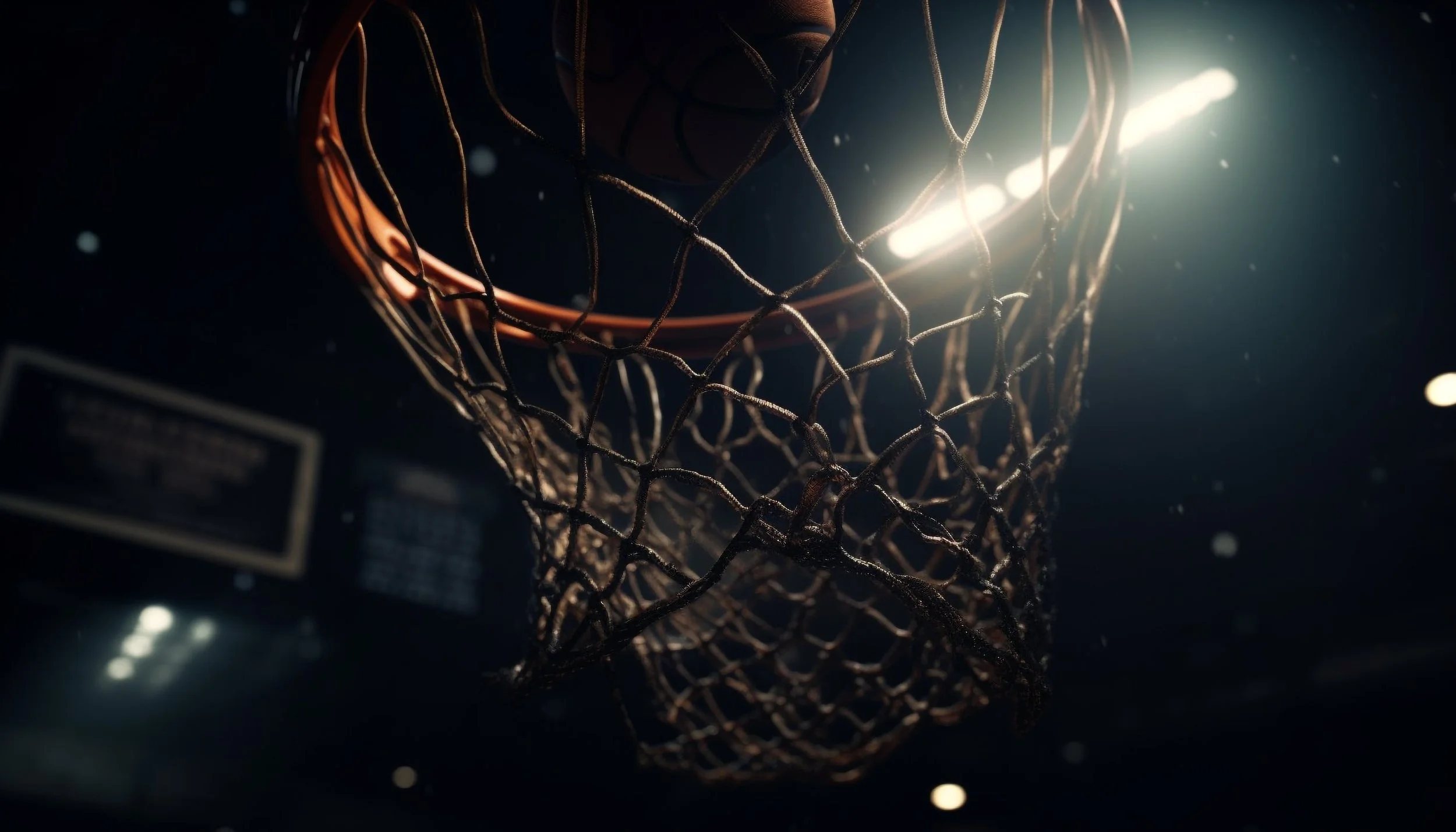 Un panier de basket-ball filmé lors d'une prestation photographe vidéaste au playin Paris