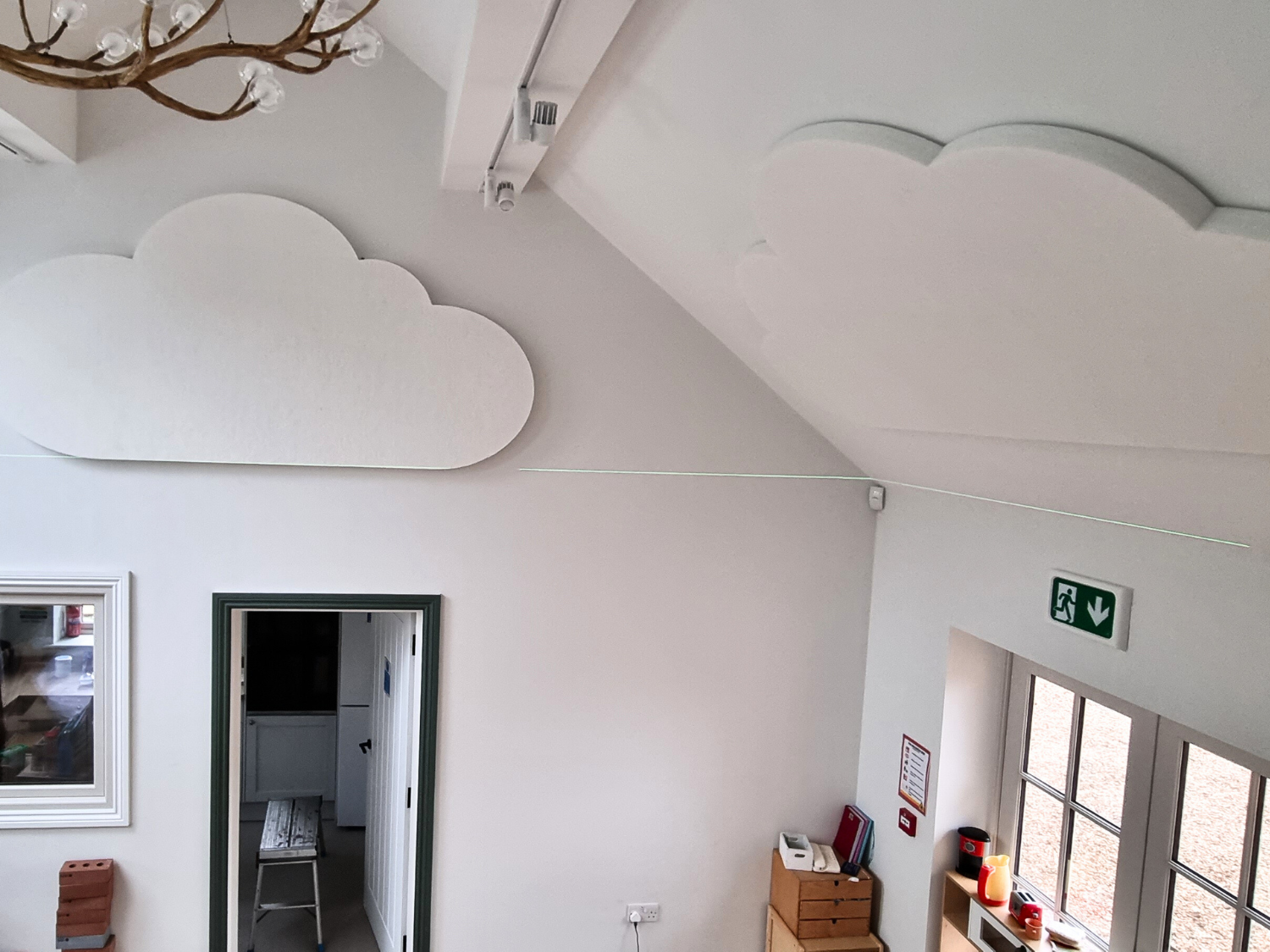 Hummingbirds Childrens Nursery, Acoustic treatment.