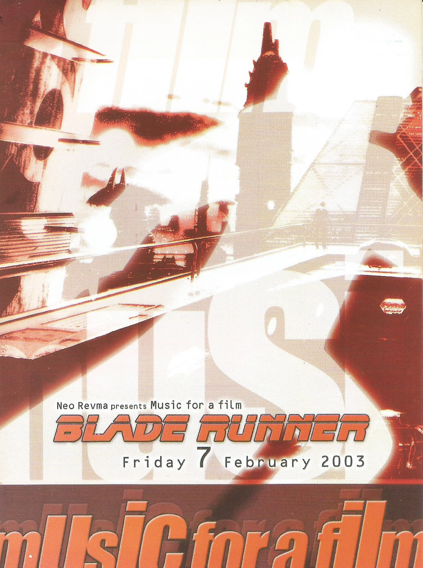 MUSIC FOR FILMS PARTIES: BLADE RUNNER