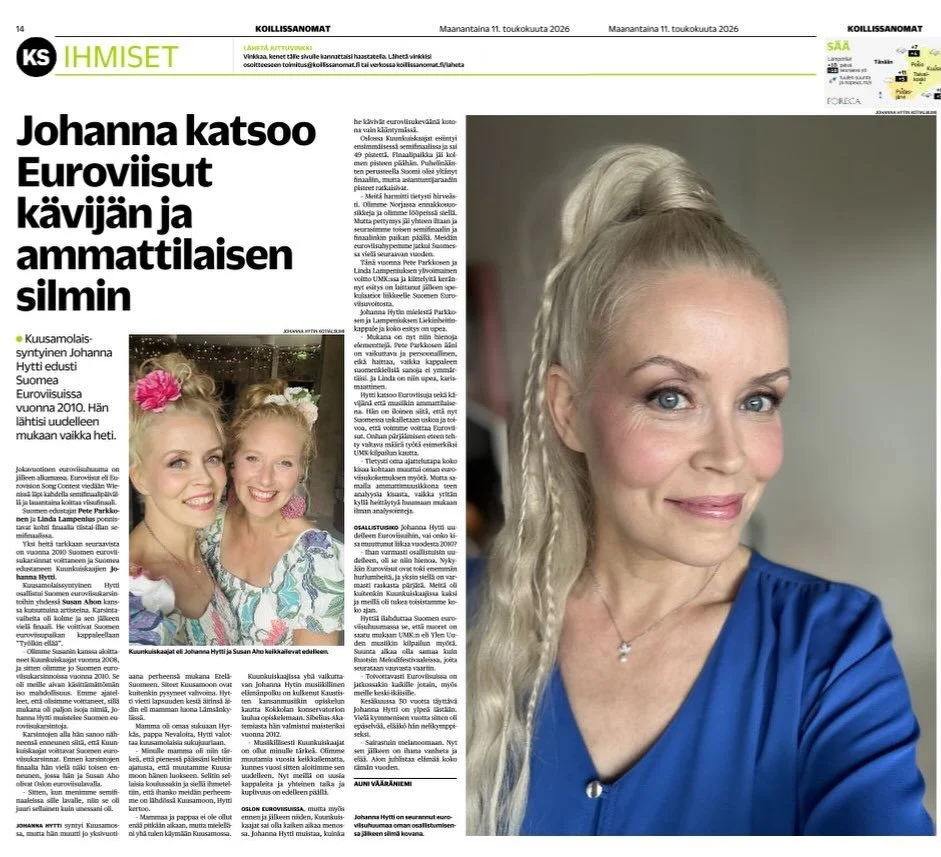 Ja viel&auml; Koillis Sanomien alkuper&auml;inen juttu ❤️ Muuten sama kuin Lapin Kansan mutta kuvat toistep&auml;in 😅🙏