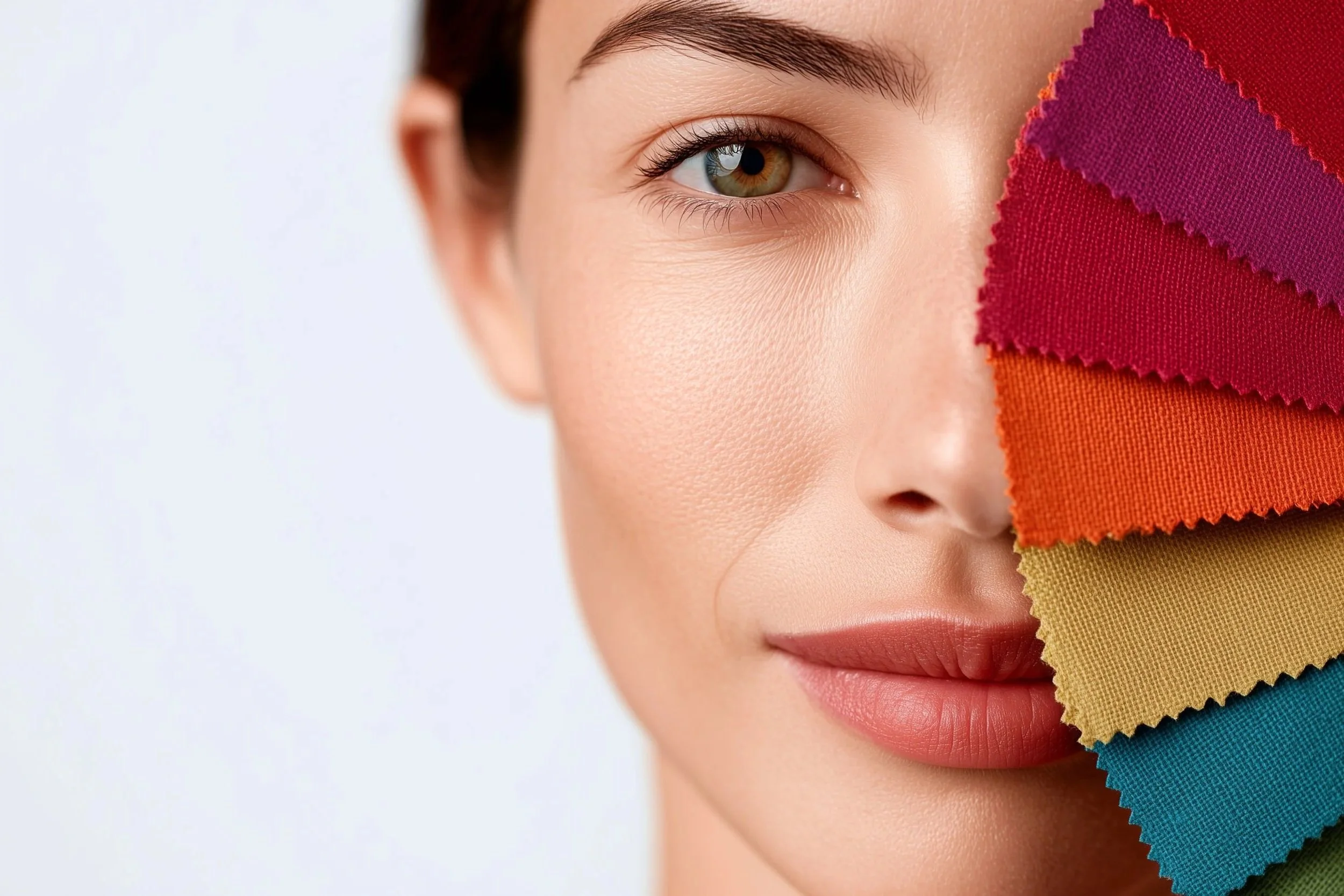 Värianalyysissa etsitään silmien ja ihon väriä tukevia sävyjä.