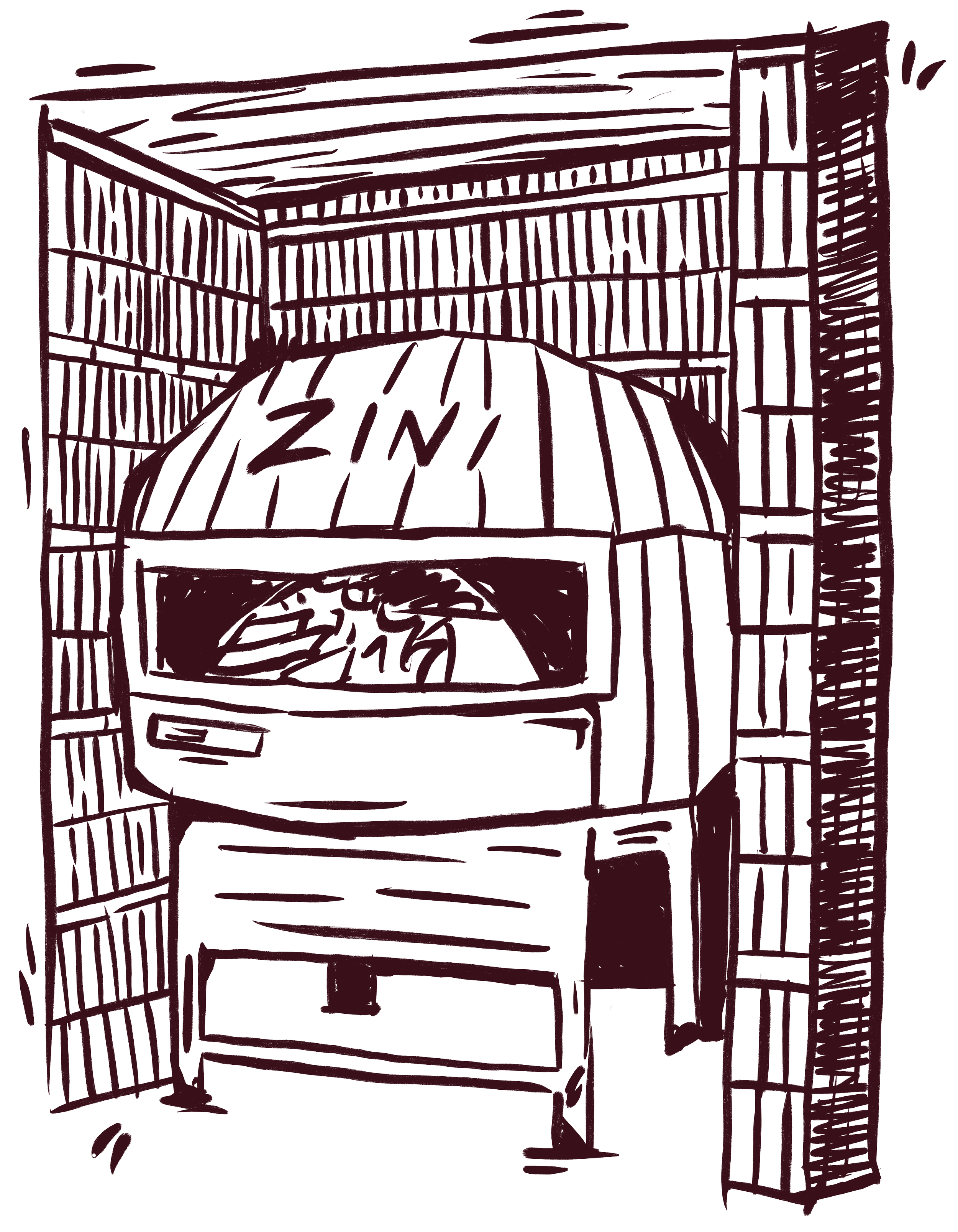 Zini's Pizza Oven at Zini's Pizza Bar in Amersham