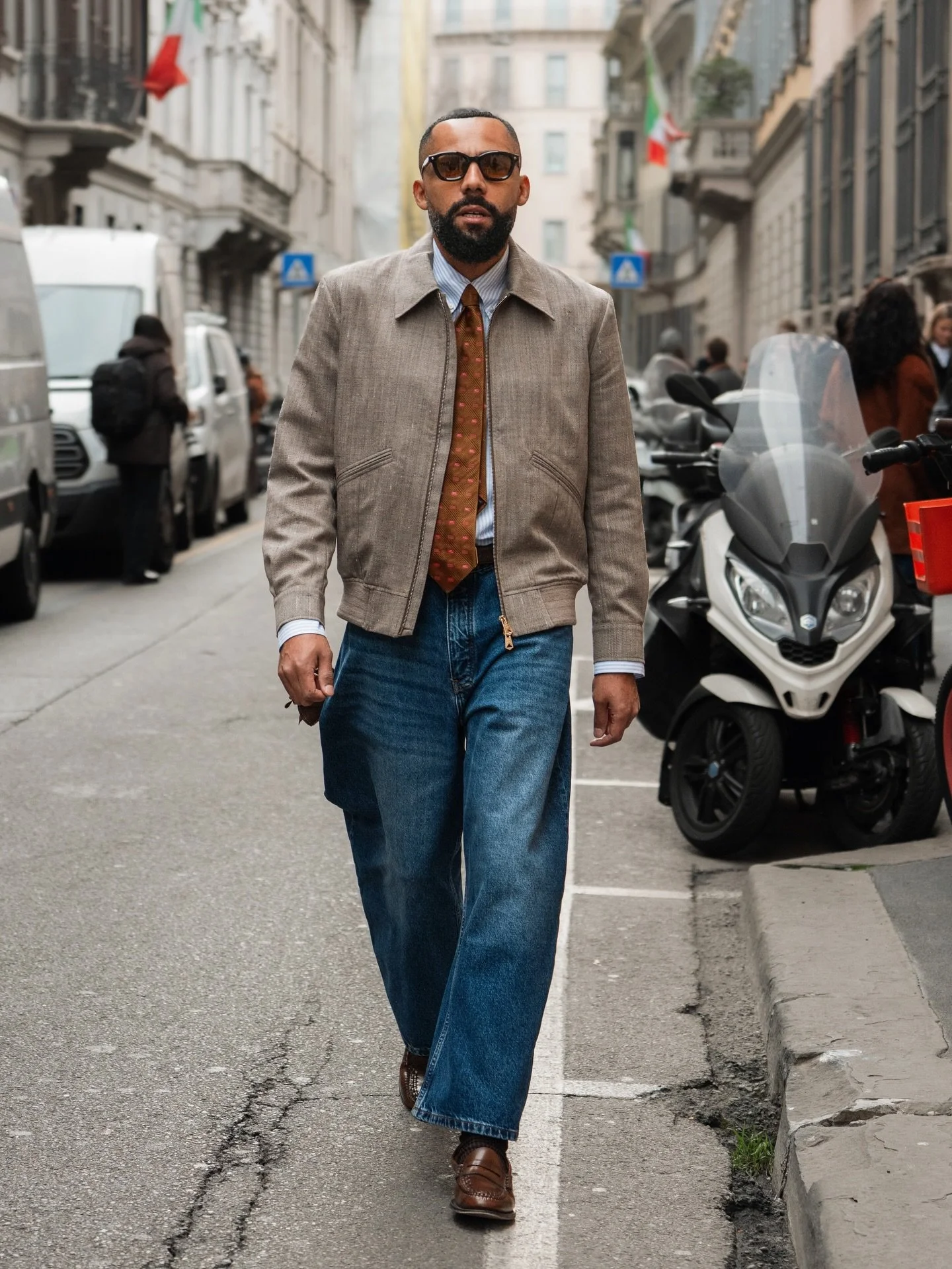 Needless to say: I&rsquo;m deep in my denim + tie era. For years this combo felt off-limits, since a tie carried a kind of non-negotiable elegance I didn&rsquo;t want to dilute. But the rules have shifted. Tailoring has finally loosened its grip, whi