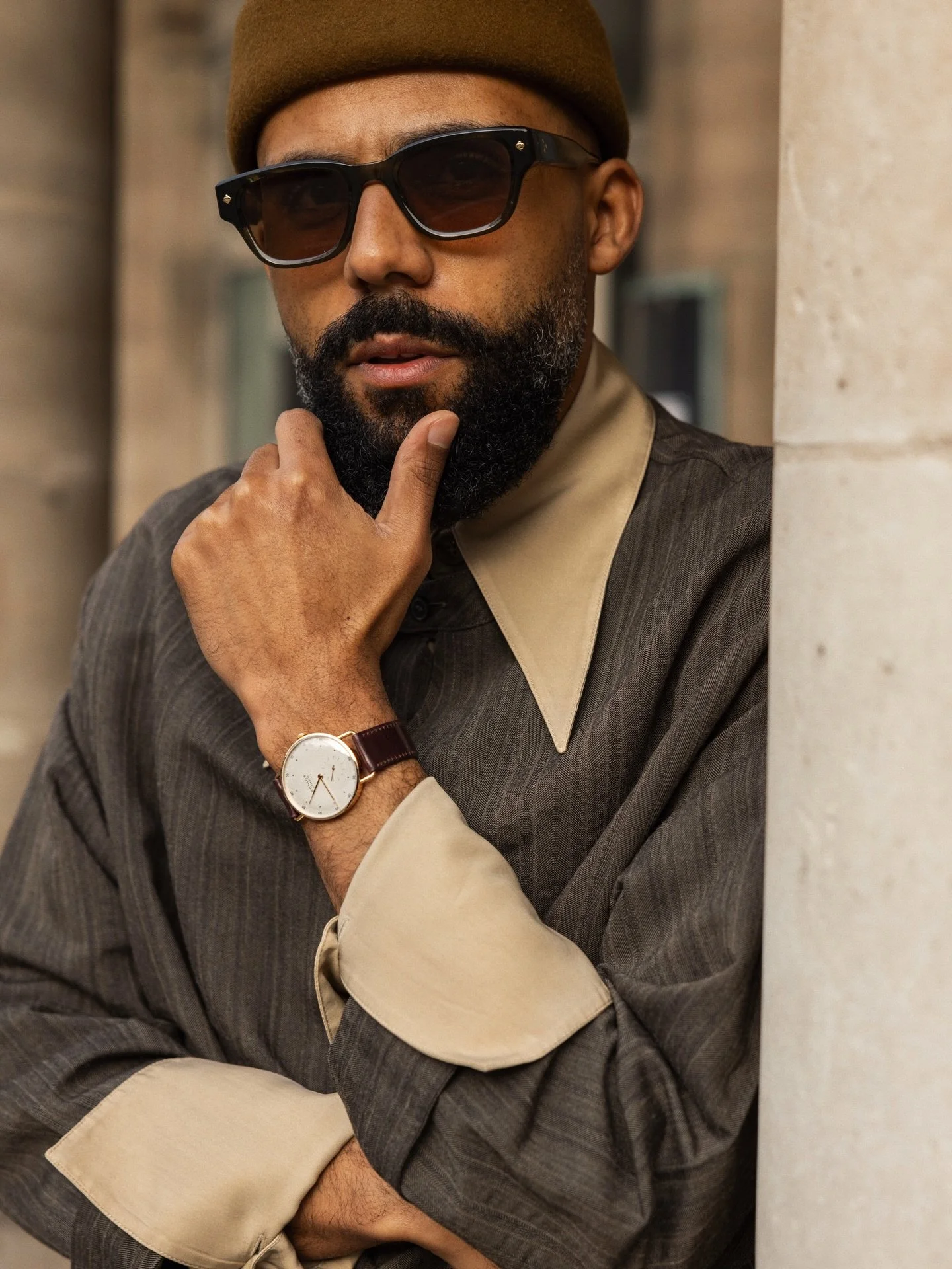 Time to shine ✨ 48 hours at Paris Fashion Week with my @nomos_glashuette Metro neomatik watch. Enjoyed every minute of it&hellip; Here is a round-up of what happened 🤞🏾

📸 @nadiakrawiecka 
#PFW #NomosGlash&uuml;tte #NomosGlashuette #WatchesForMen 