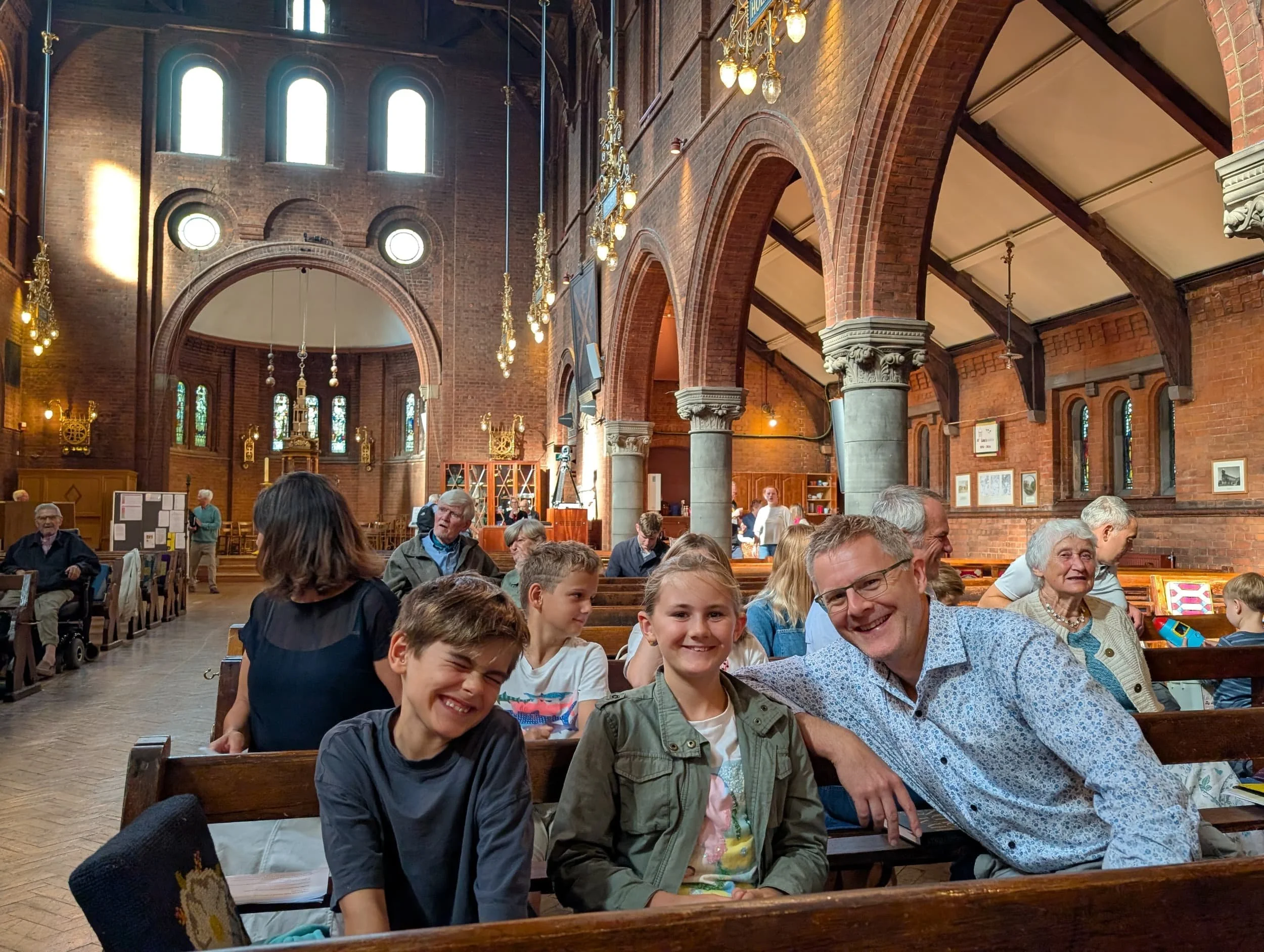 Oggs in church pews_for web.jpg