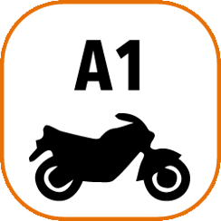 Illustration für die Führerscheinklasse  A1