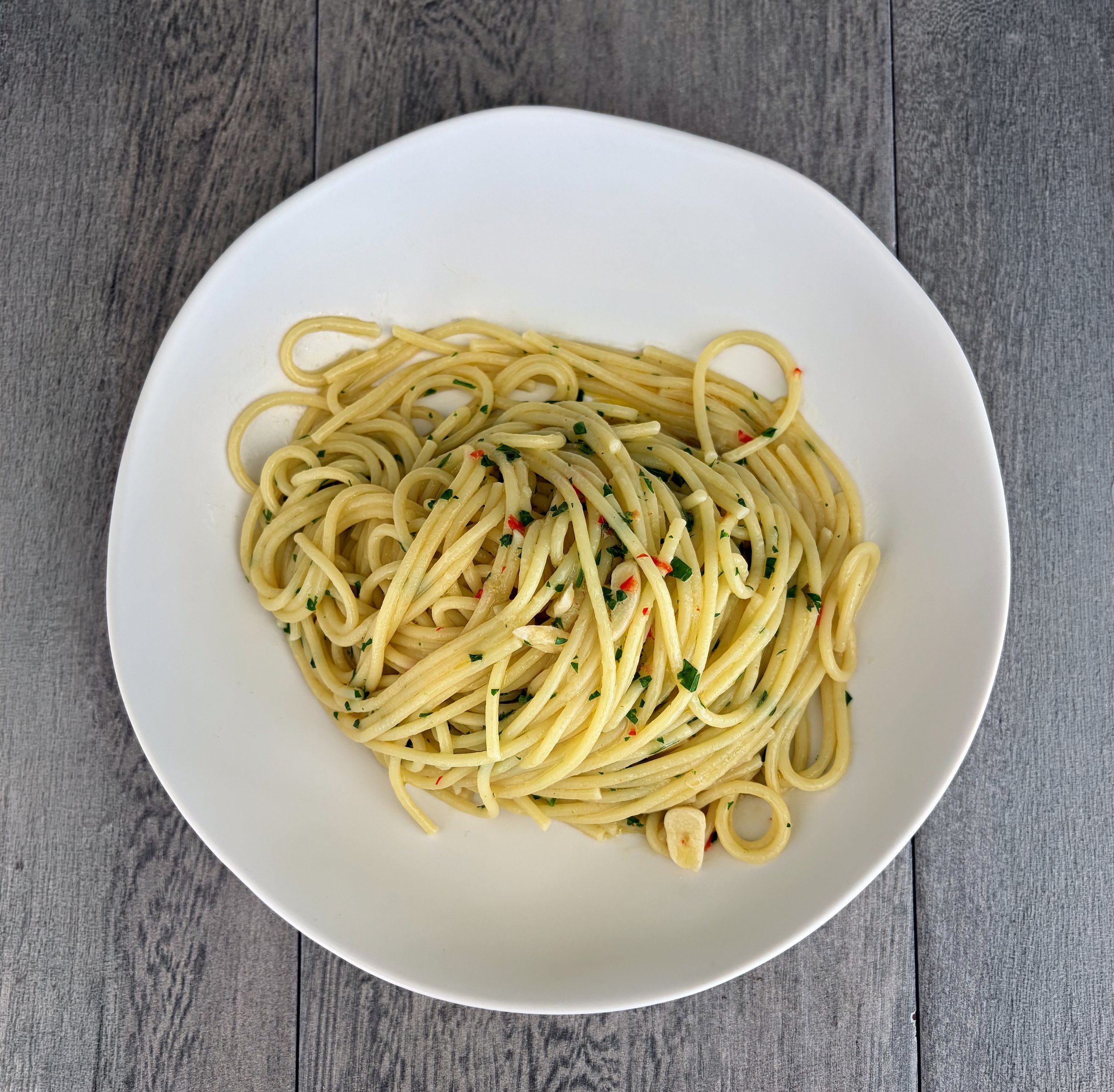 Spaghetti Aglio, Olio e Peperoncino from The Guaranteed Gourmet by Jack Valerio