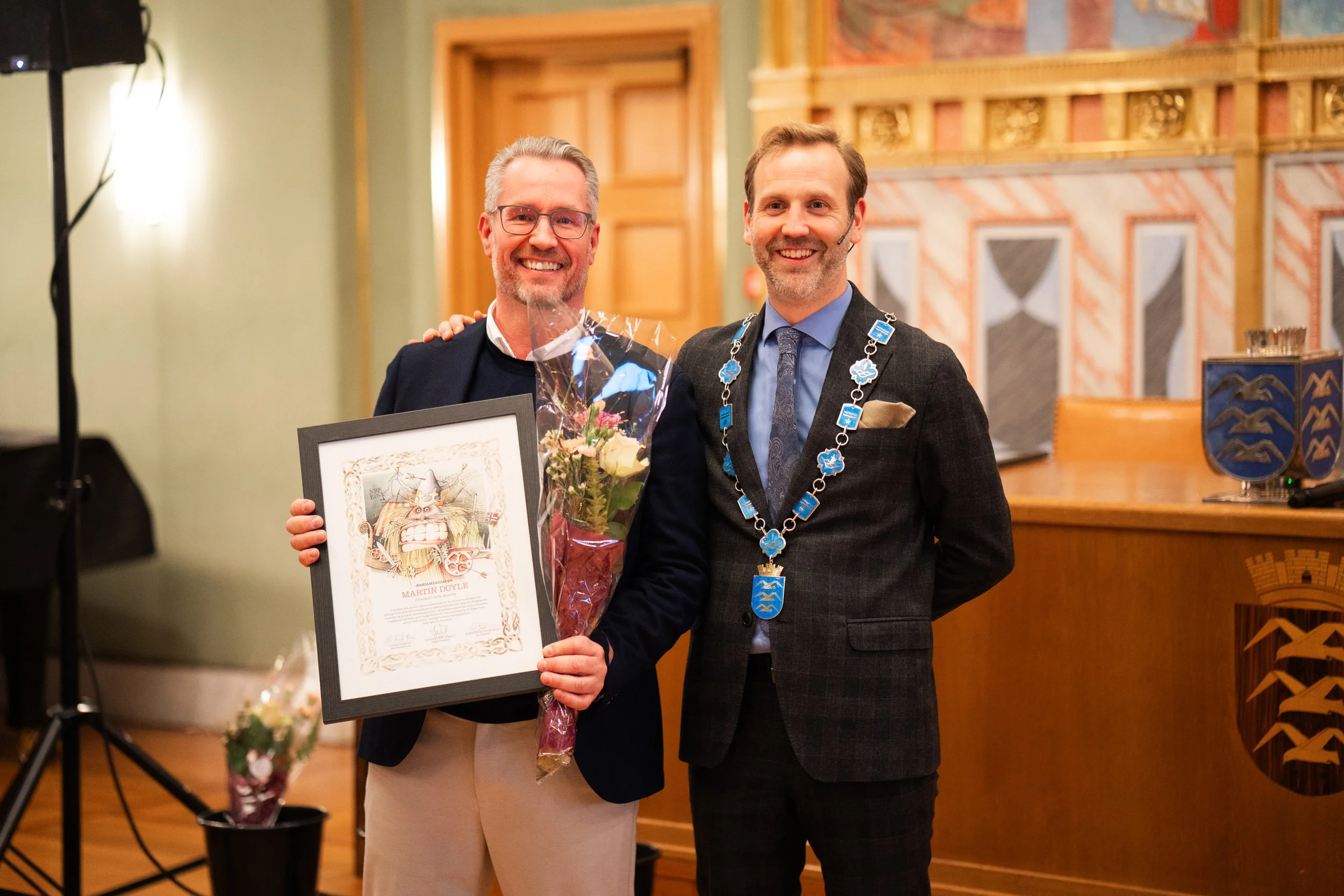 Martin Doyle, Æresambassadør 2025 Haugesund-01878 (1).jpg