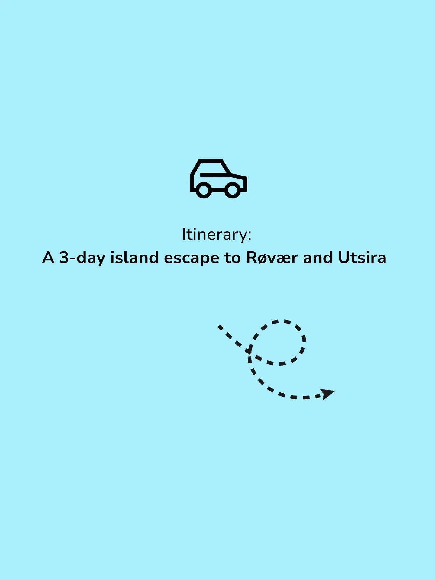 Just a short ferry ride from Haugesund, you&rsquo;ll find the small island communities of R&oslash;v&aelig;r and Utsira, perfect for a 3-day getaway filled with coastal views, fresh seafood and slow moments💙

From local food and unique stays to stre