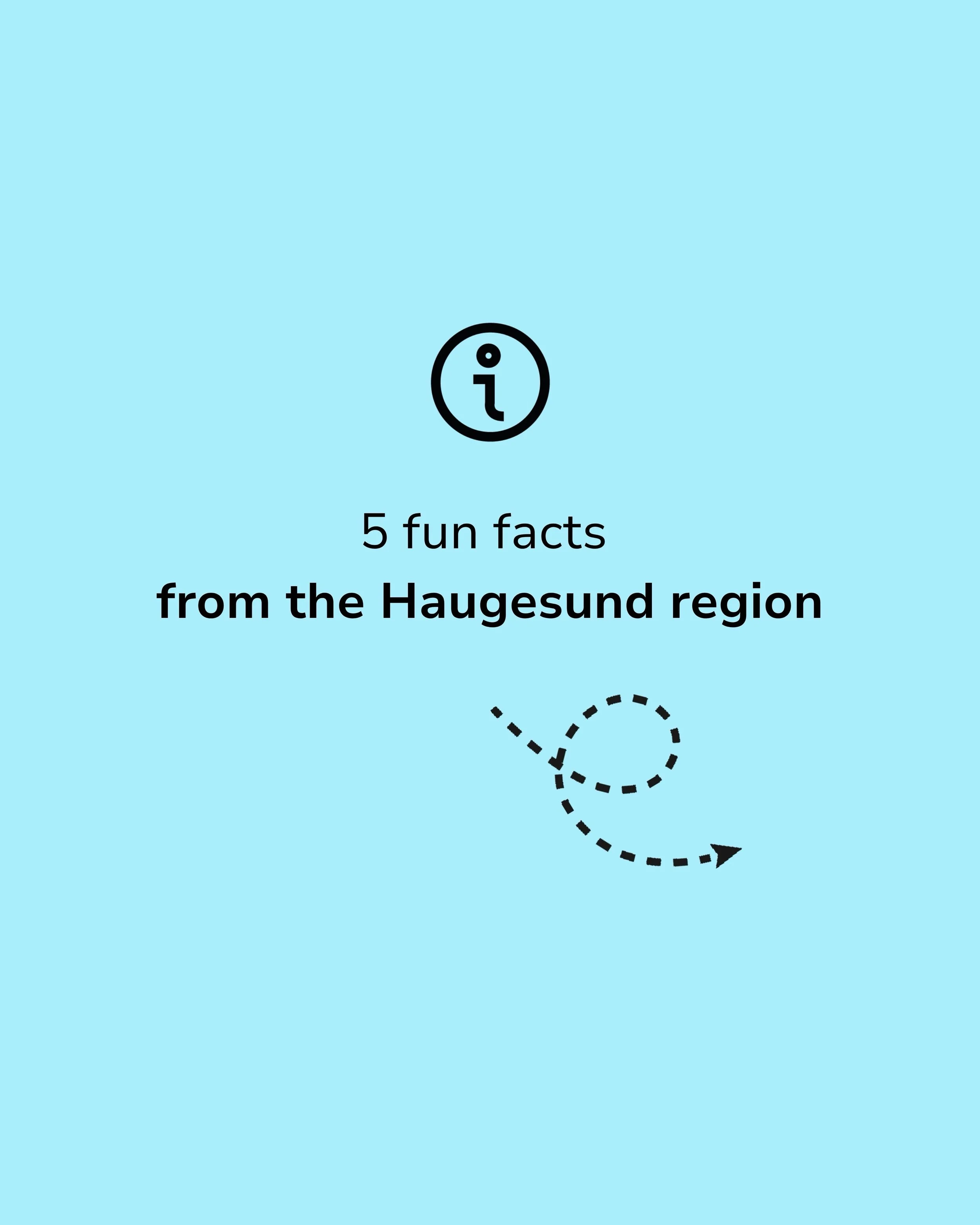 Swipe to discover 5 fun facts about the Haugesund region you might not know 🇳🇴 Feel free to share your own fun facts in the comments 👇🏼

📷 @nordicdrone , Visit Haugesund, @misje_collection