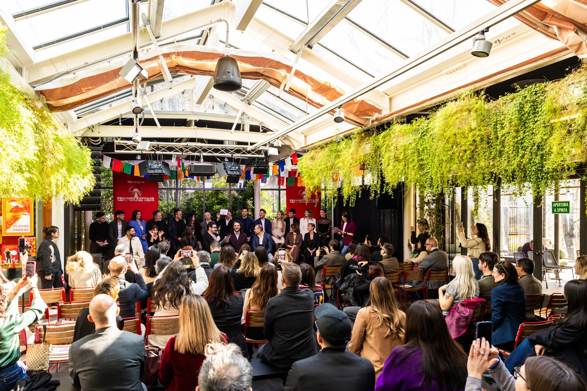 Pechino Express Hostel Press Conference Combo Milano