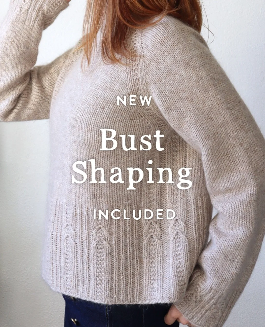 ✨ NEW ~ The Woven Arches Sweater now includes bust shaping instructions!

If you have already bought the pattern before the update you should have received the new version through Ravelry or email 😉

Happy knitting! 🧶

#sizeinclusiveknitting #woven
