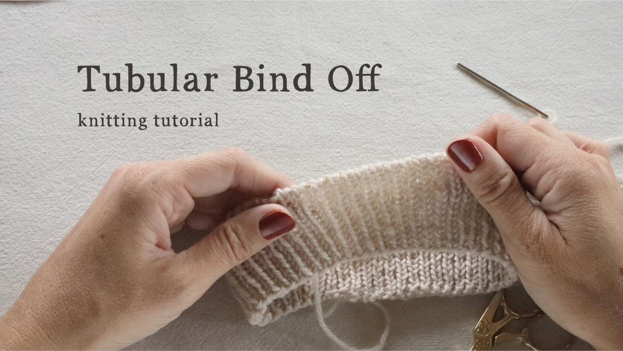 Tubular Bind Off knitting tutorial