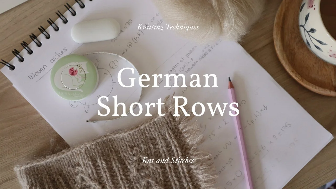 German Short Rows knitting tutorial
