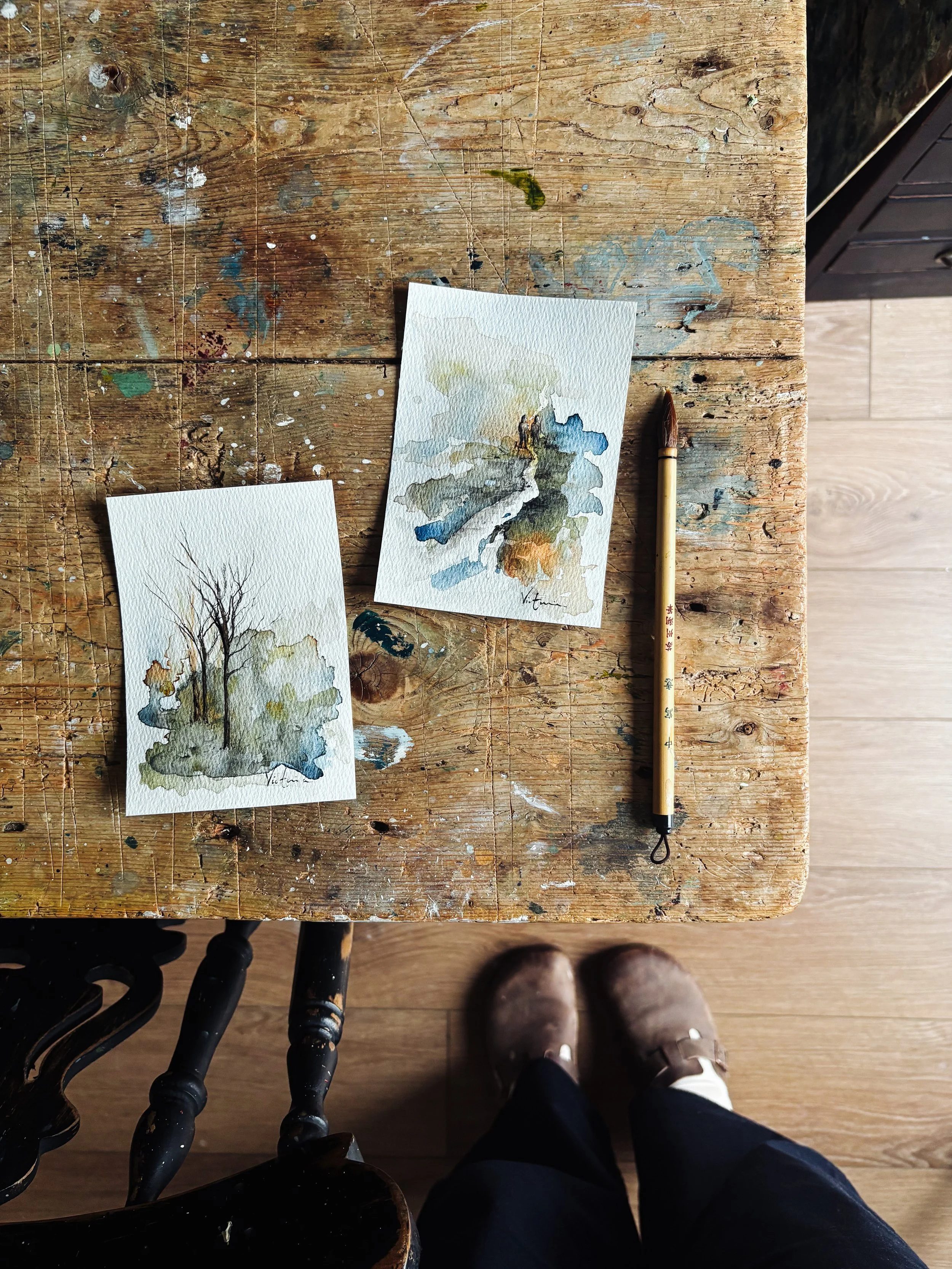watercolour postcards .JPG