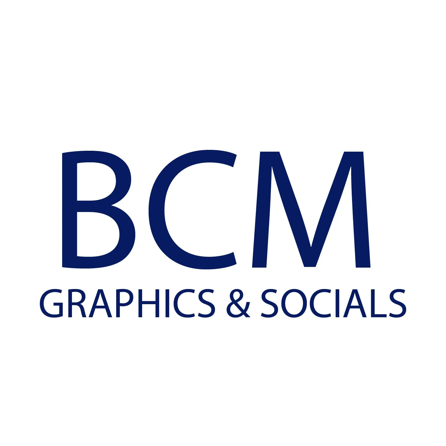 BCM GRAPHICS AND SOCIALS