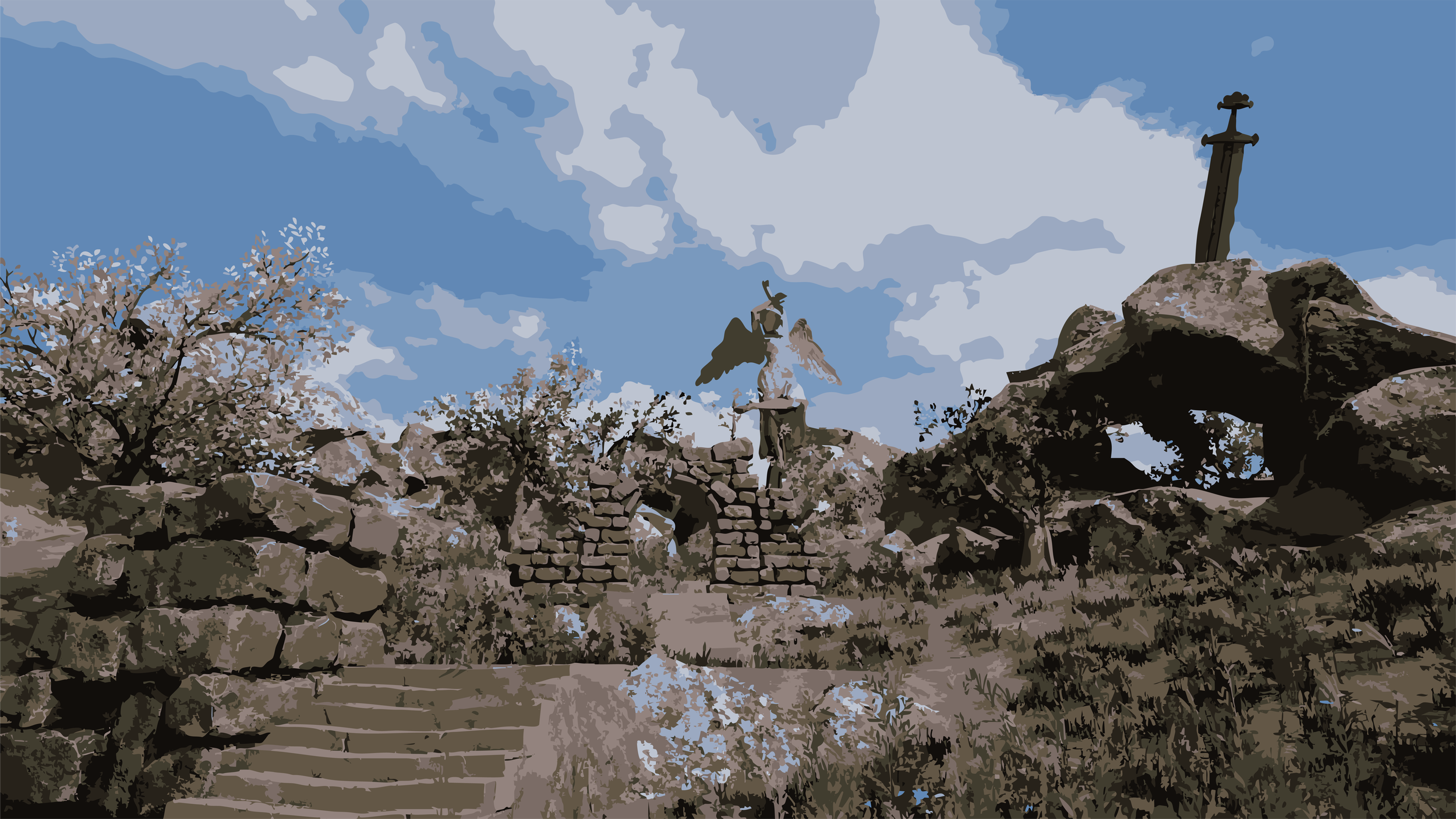 Druid Shrine Day - Limited Colour