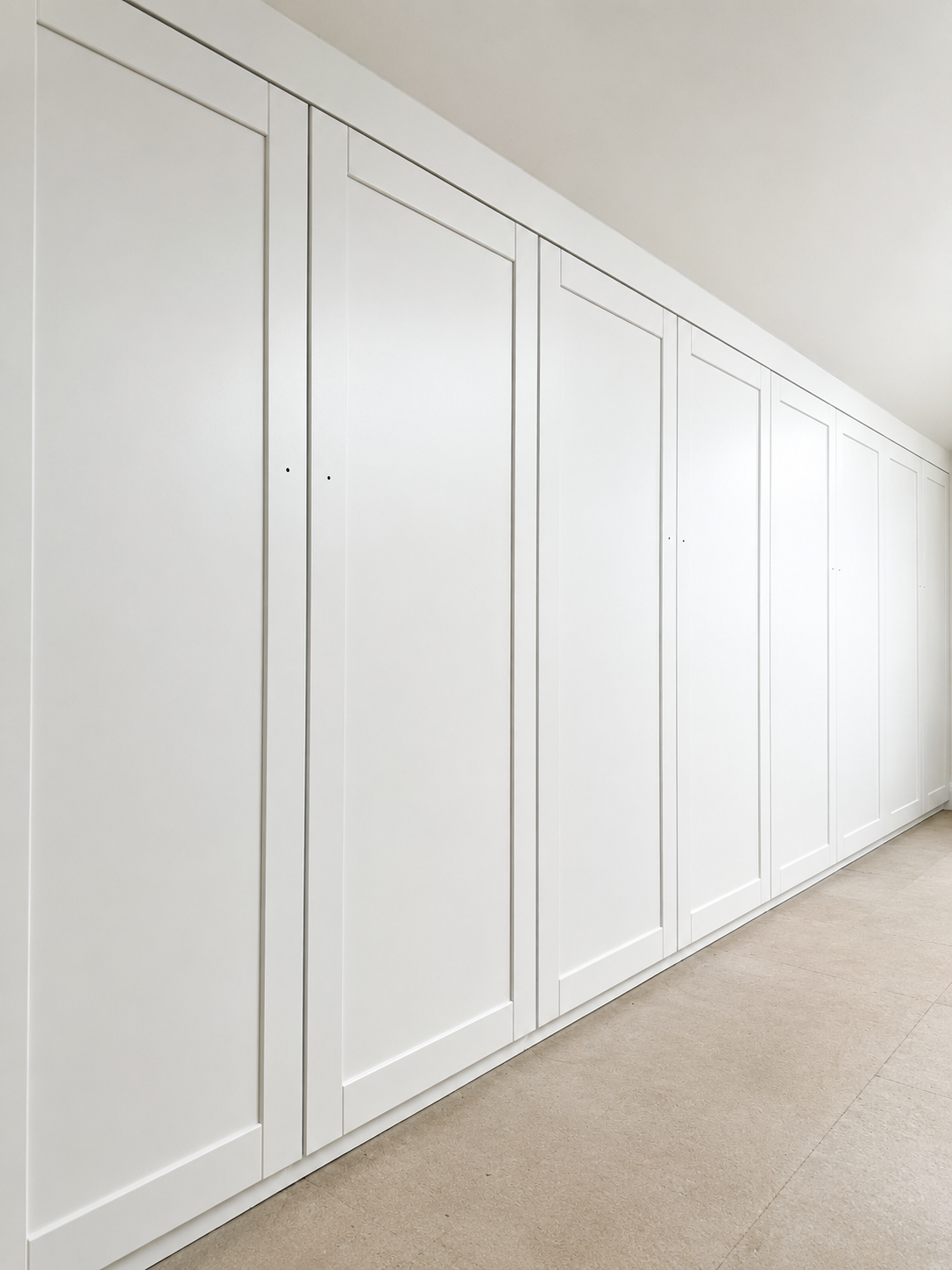 Bespoke Shaker Wardrobe Hand-Finishing