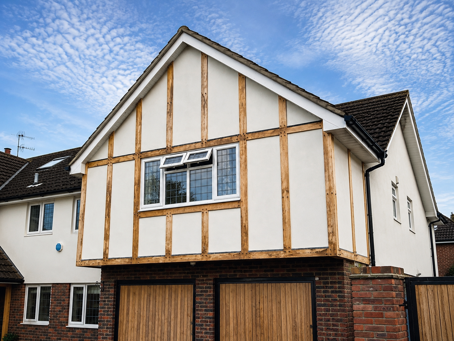 Exterior Oak &amp; Render Restoration