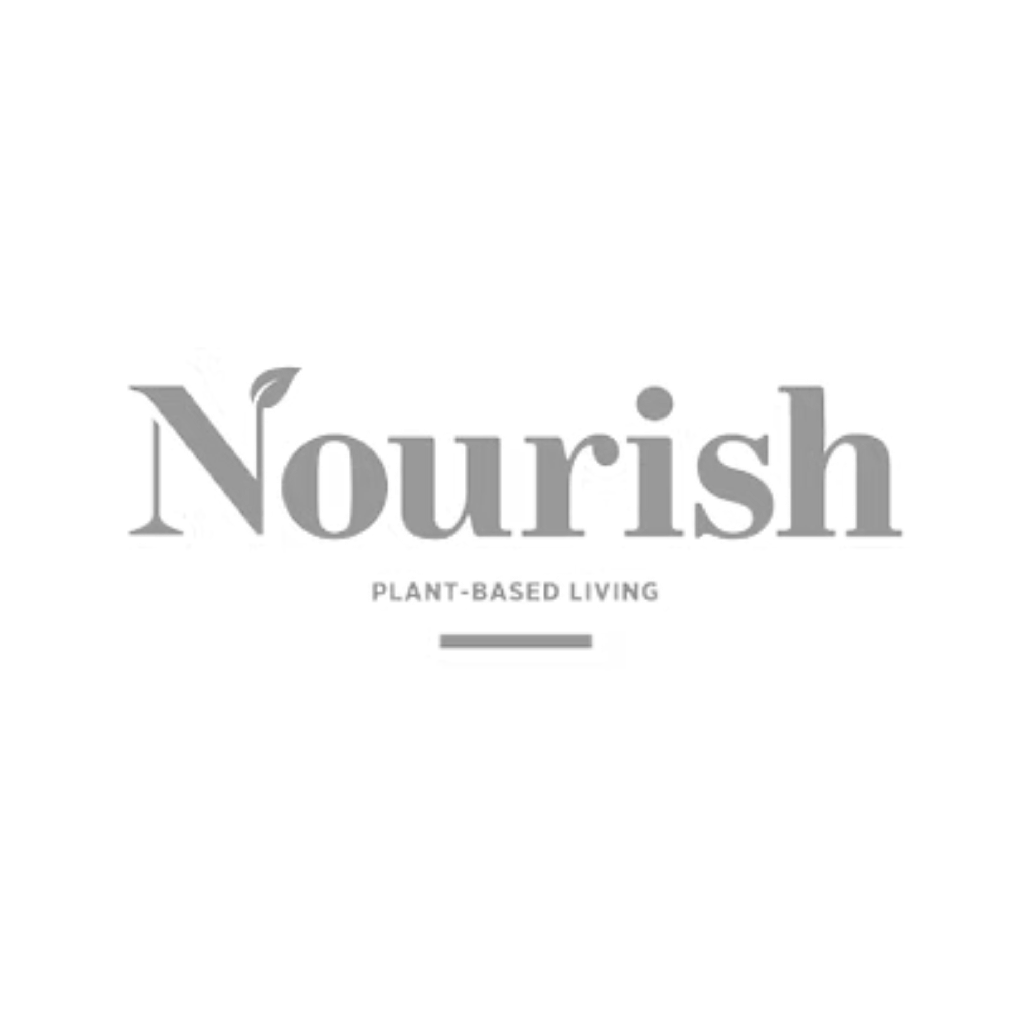 Logo for Nurtish, a plant-based living brand.