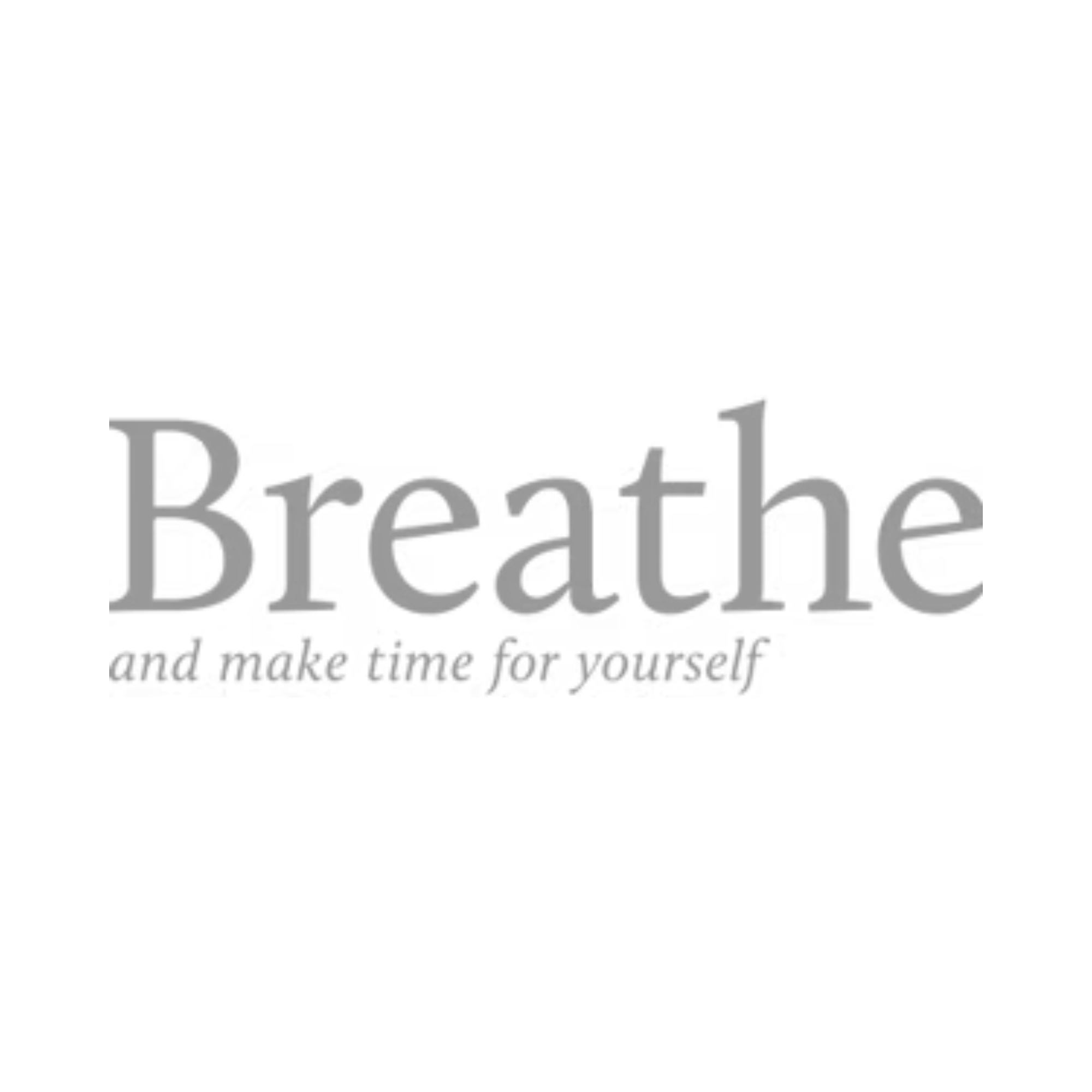 Breathe logo in greyscale
