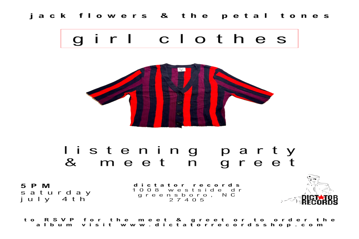 Jack Flowers & The Petal Tones Meet & Greet