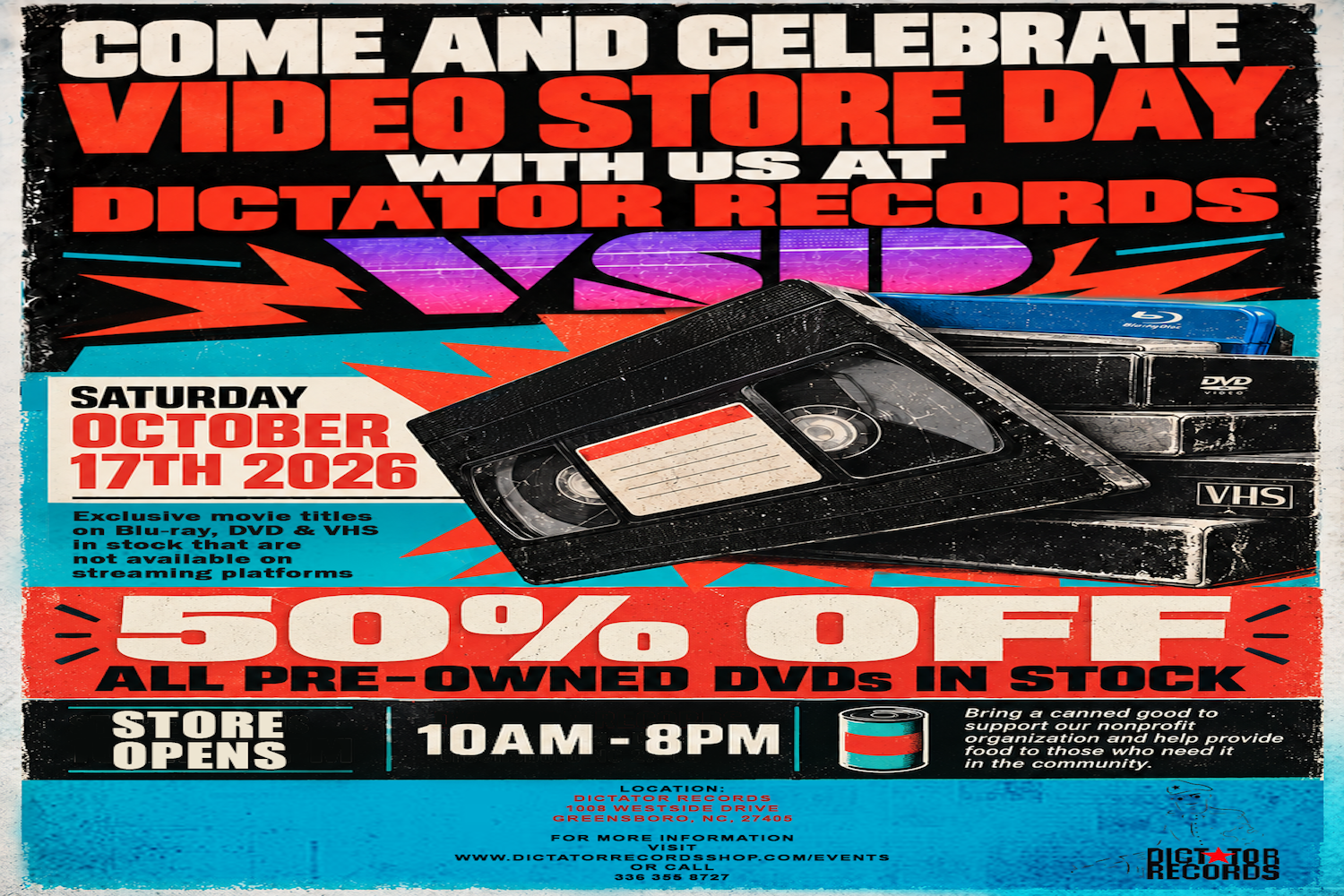 Dictator Records Celebrates Video Store Day