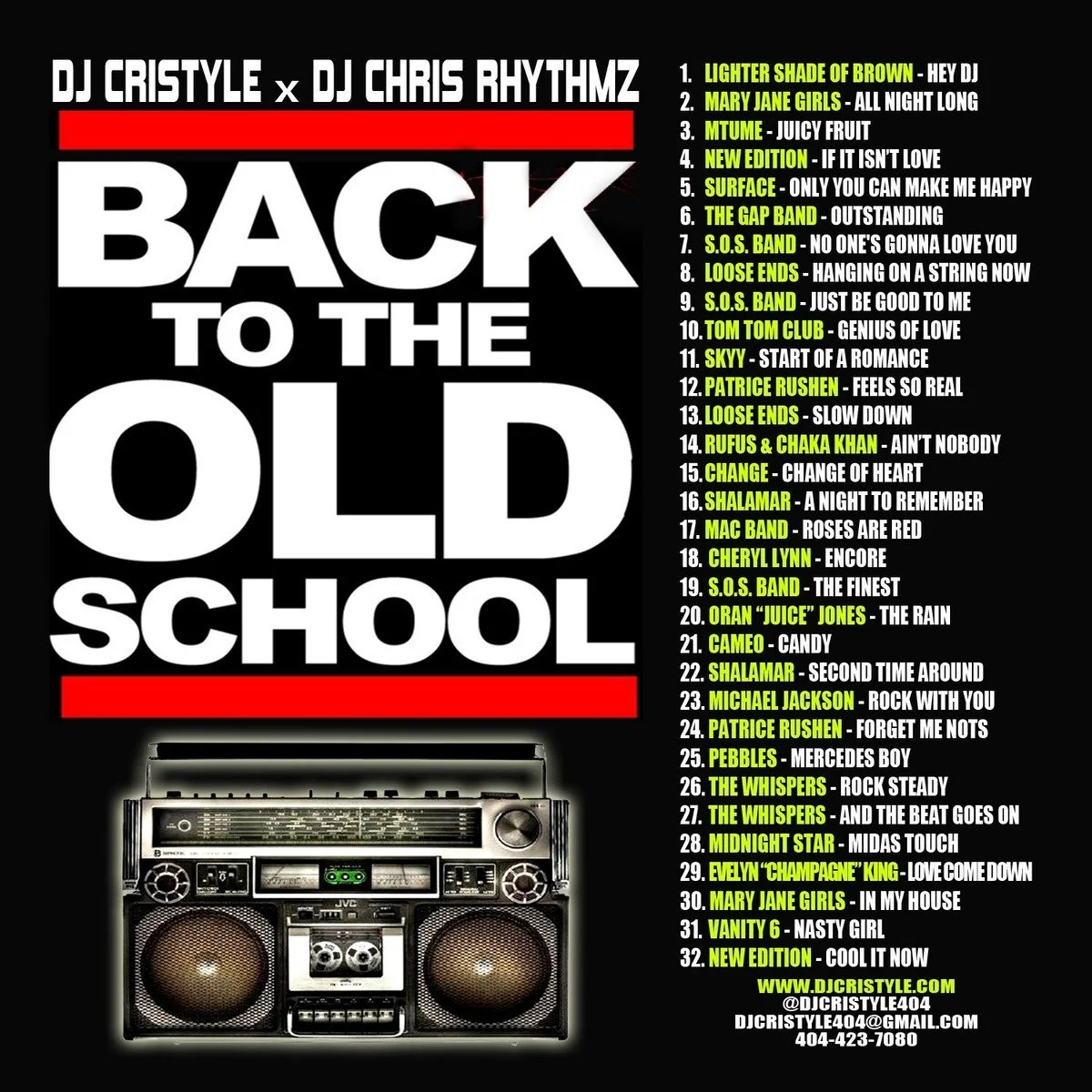 DJ Cristyle & DJ Chris Rhythmz - Back To The Old School